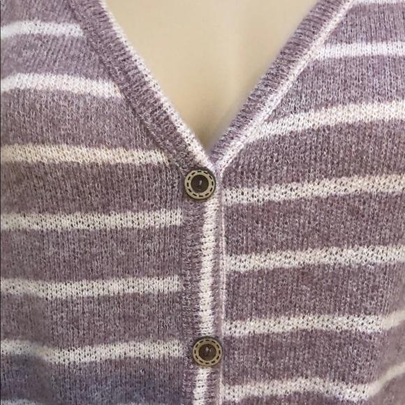 MAUVE & IVORY KNIT TOP - Picture 6 of 8